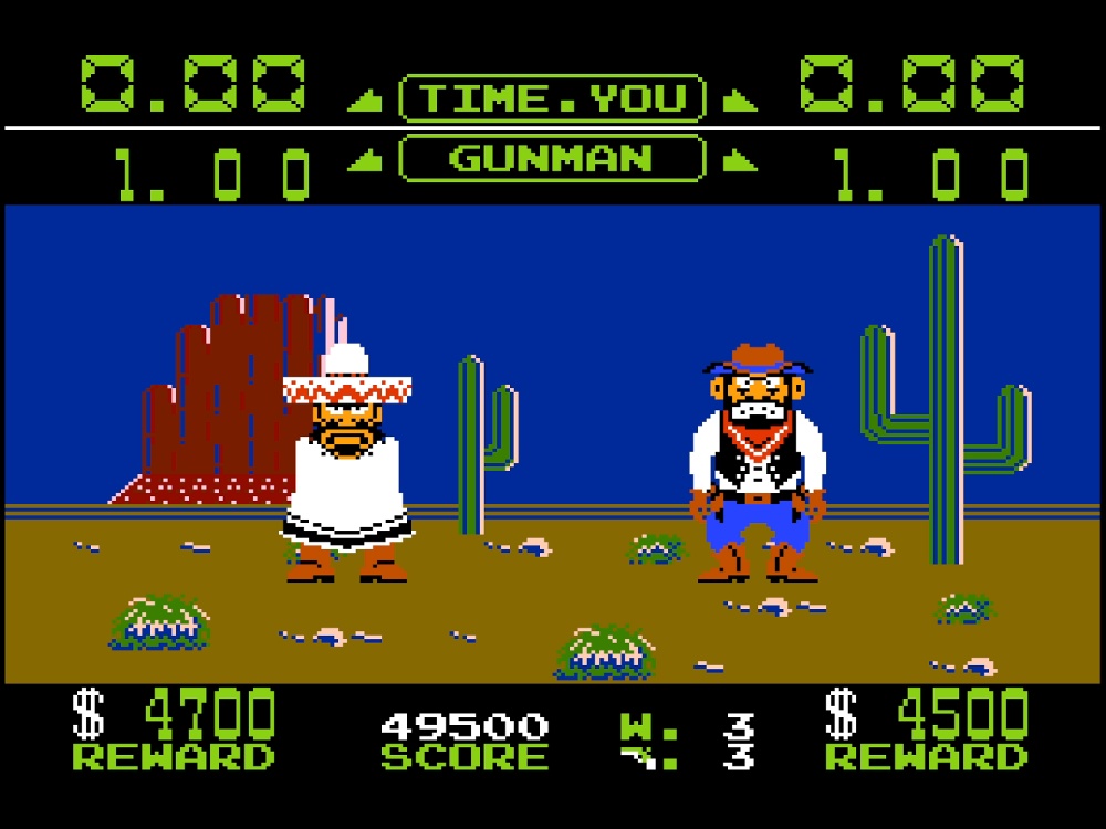 Gameplay of Wild Gunman for NES